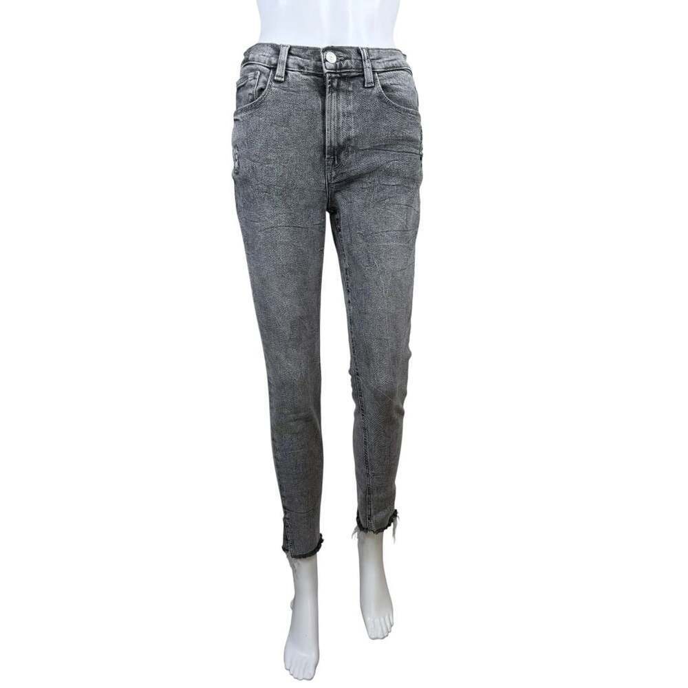 Kensie Vintage Luxe High Rise Gray Acid Wash Skinny Jeans Sz. 4/27